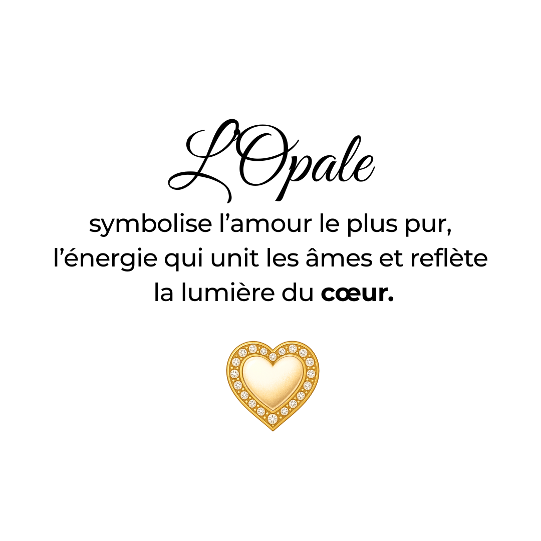 Bague Cœur Opale