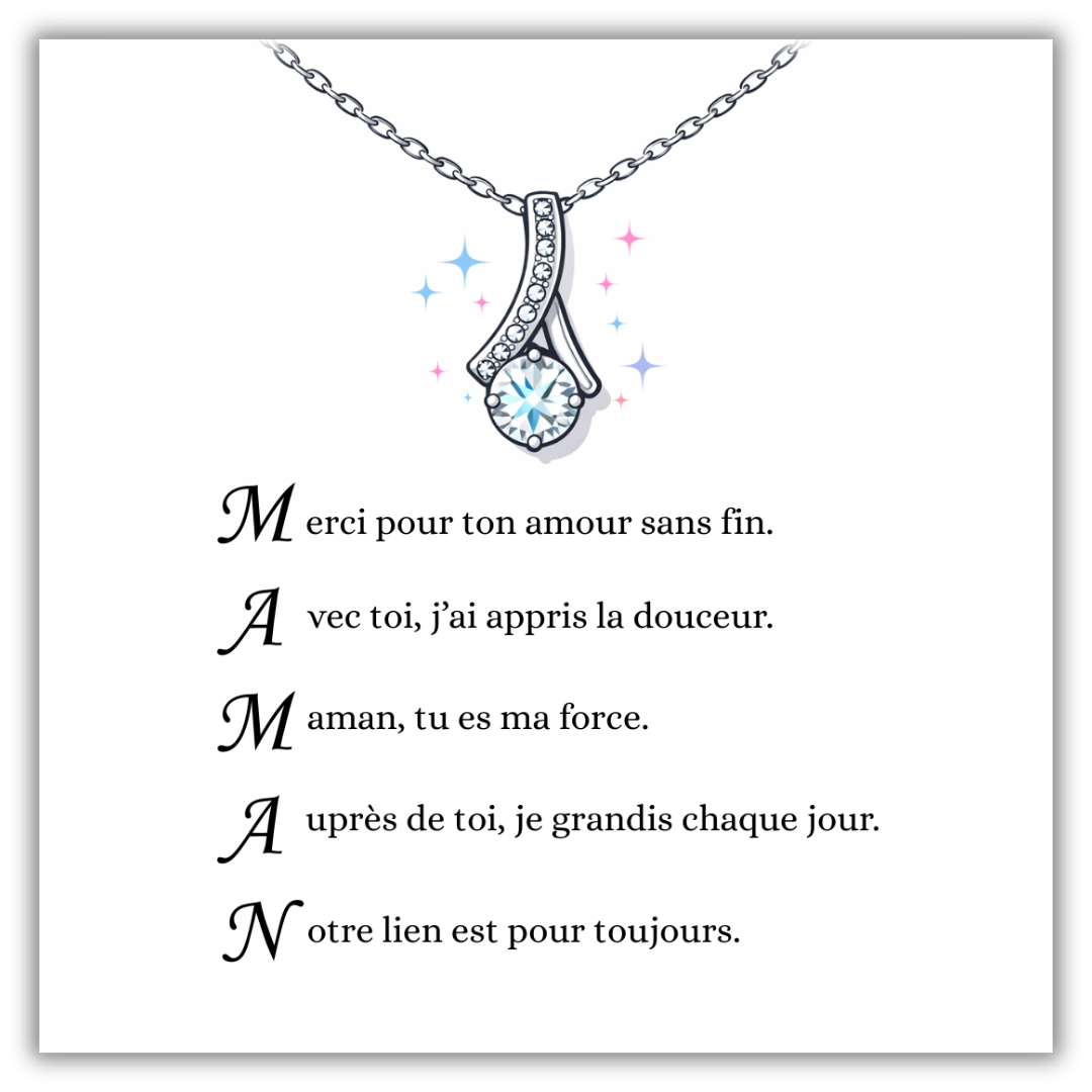 Collier Je T’aime Maman