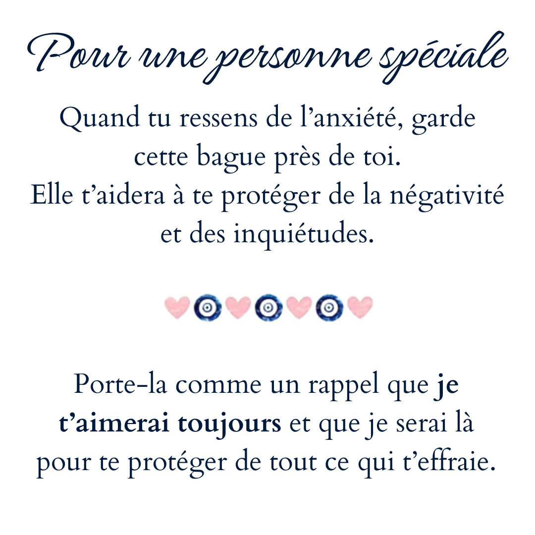 Bague Talisman – Œil Protecteur