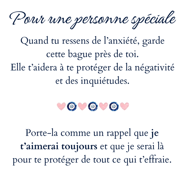 Bague Talisman – Œil Protecteur