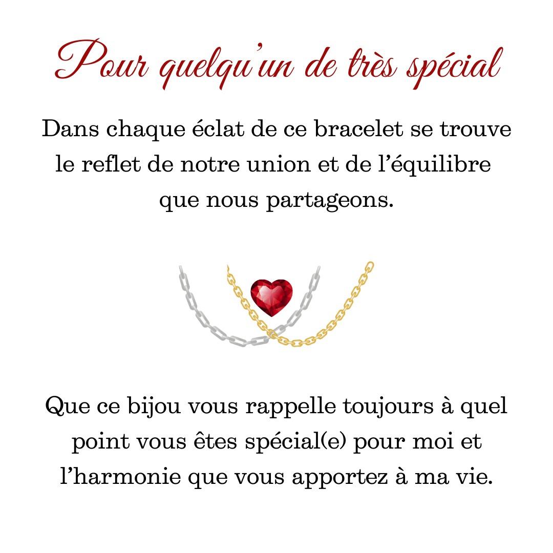 Bracelet Harmonie – Amour & Amitié