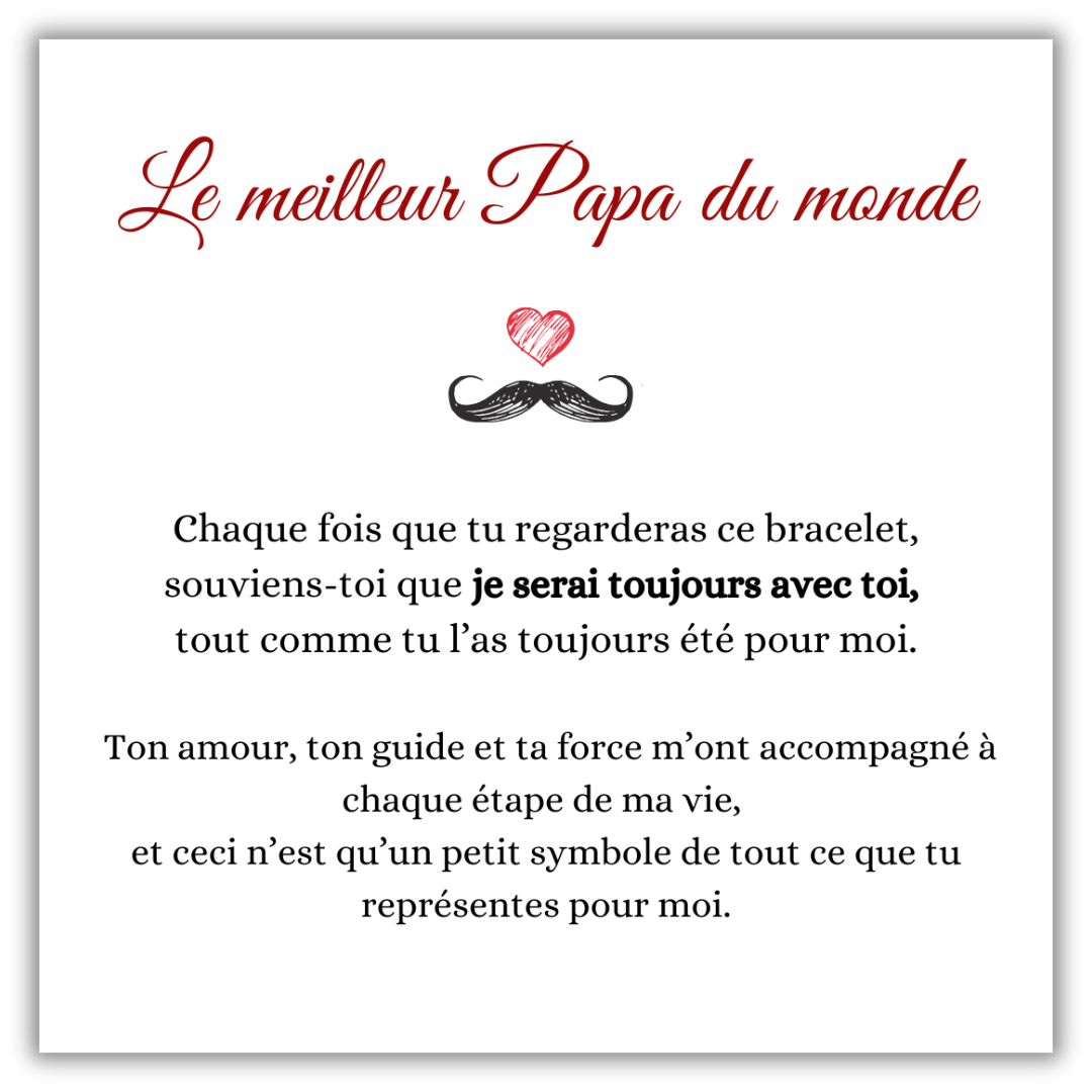 Bracelet Gravé dans mon Cœur