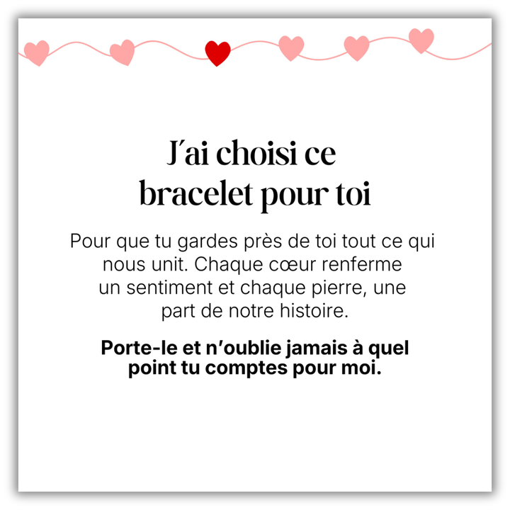Bracelet Les Cœurs qui nous unissent