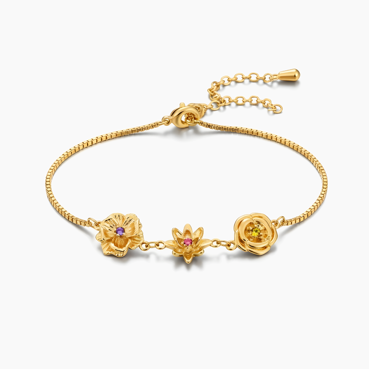 Bracelet Fleurs de Vie - Personnalisé