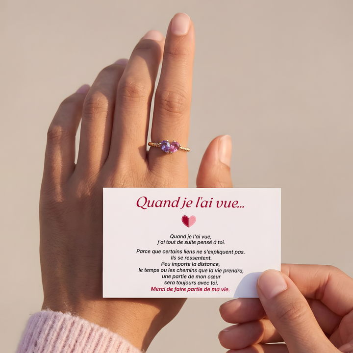 Bague J'ai pensé à toi