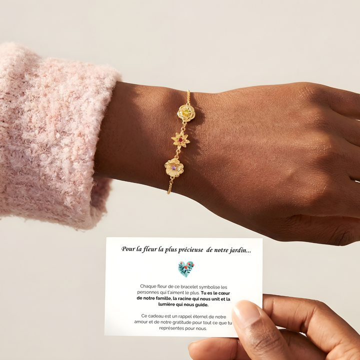 Bracelet Fleurs de Vie - Personnalisé