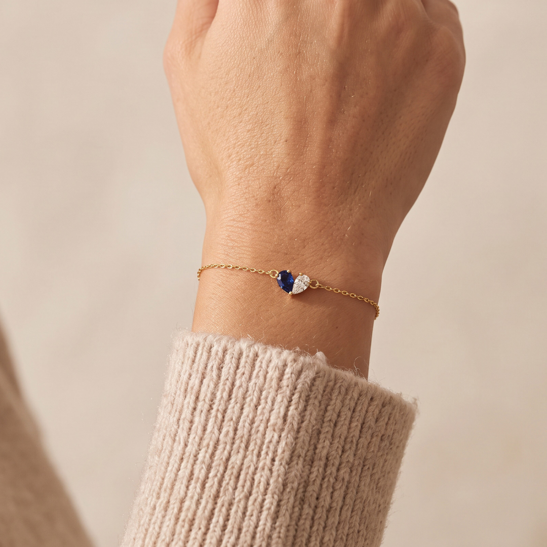 Bracelet "Moitié de Cœur"