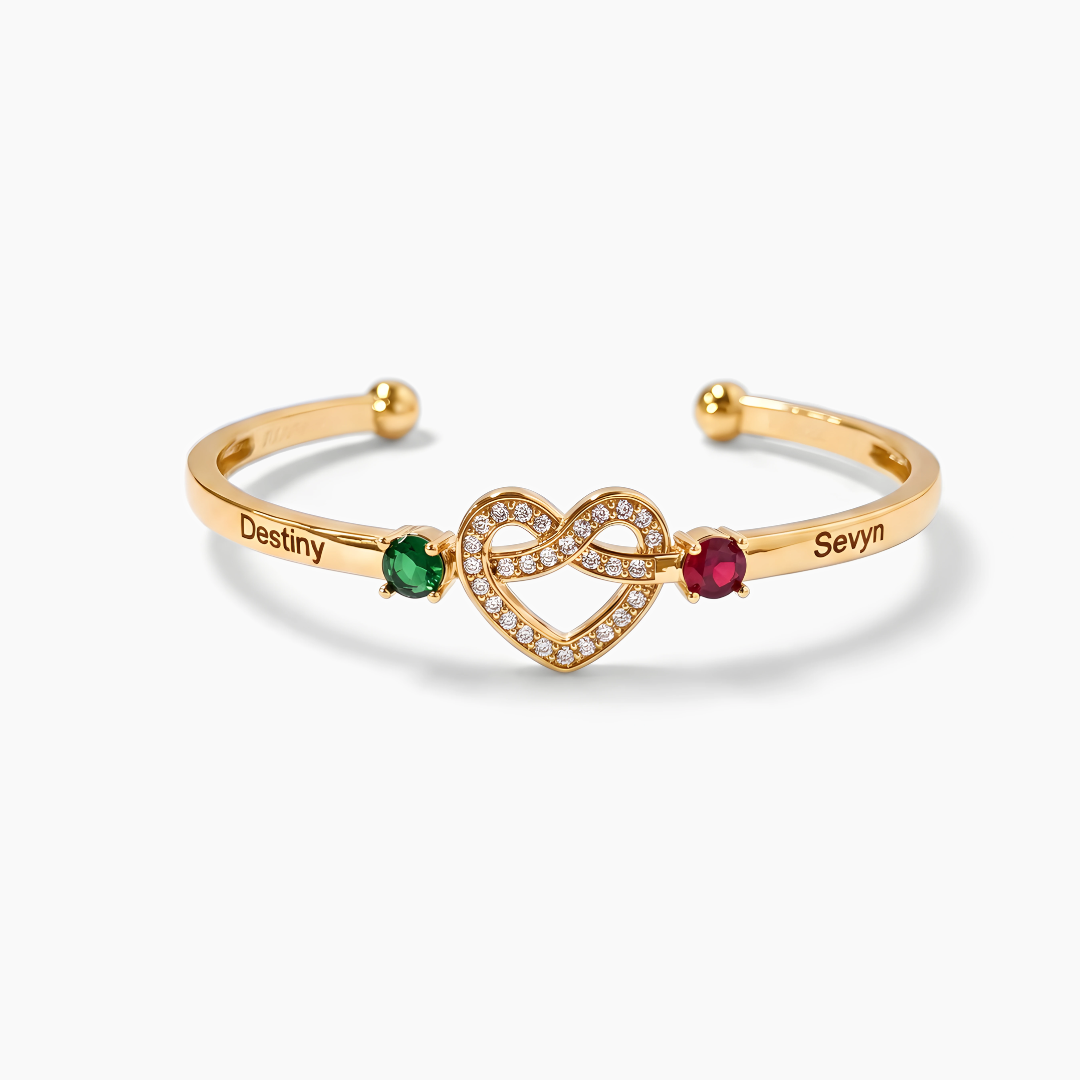 Bracelet Cœur Éternel – Personnalisé
