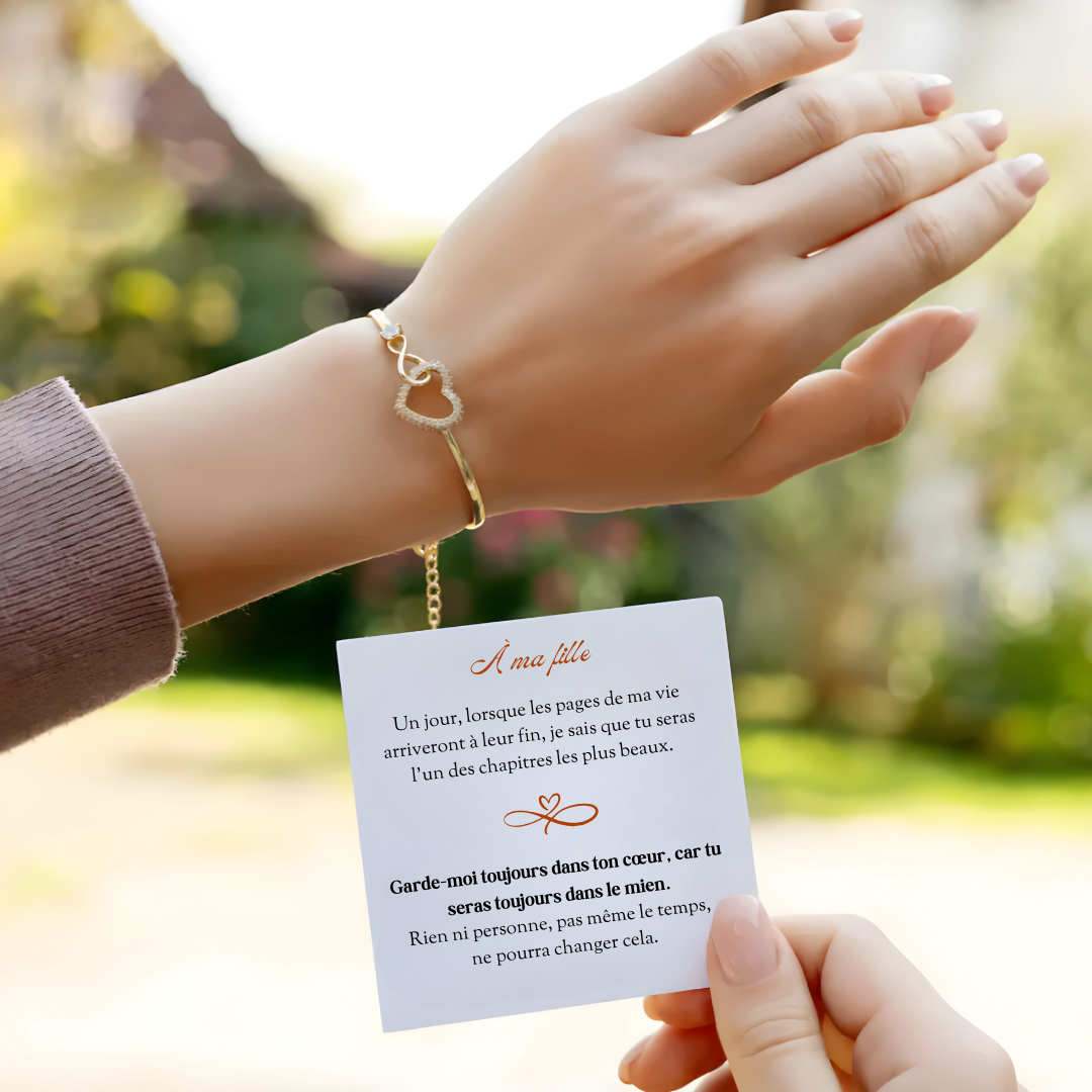 Bracelet Cœur Infinity