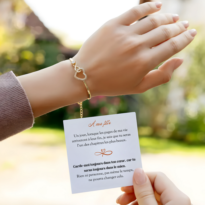 Bracelet Cœur Infinity