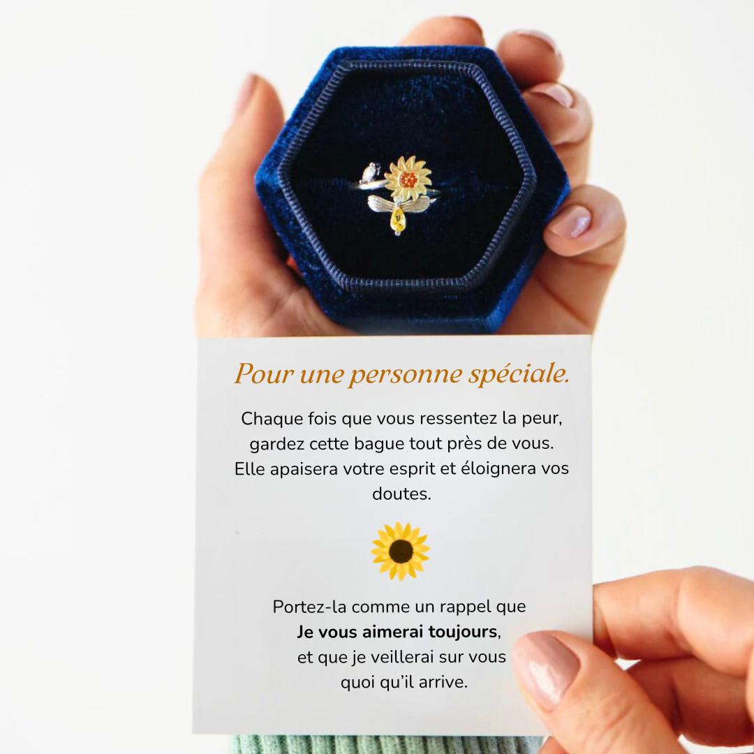 Bague Tournesol – Amour et Amitié