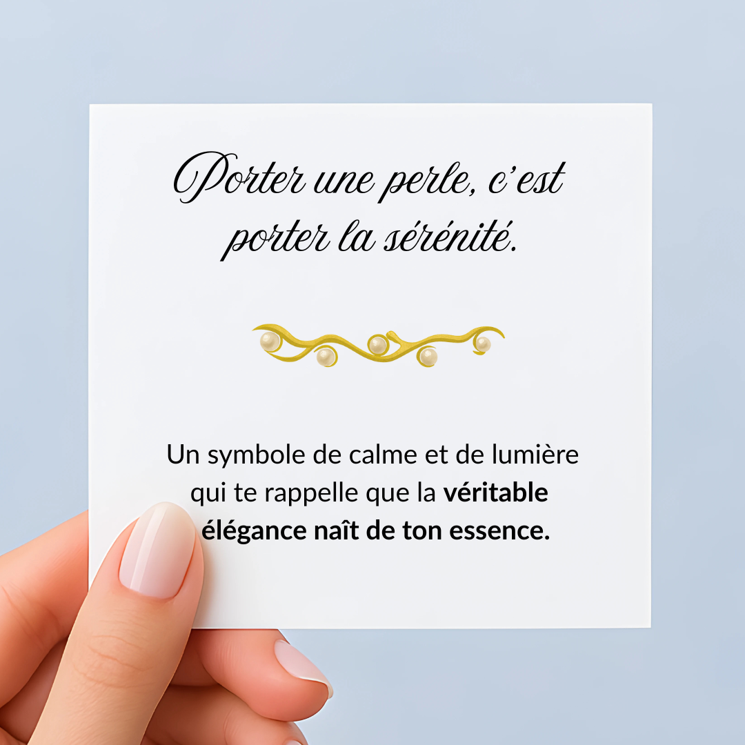 Bracelet Golden Pearl