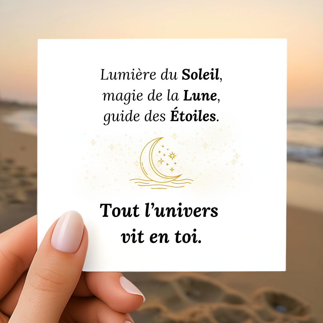 Bracelet Soleil, Lune et Étoiles