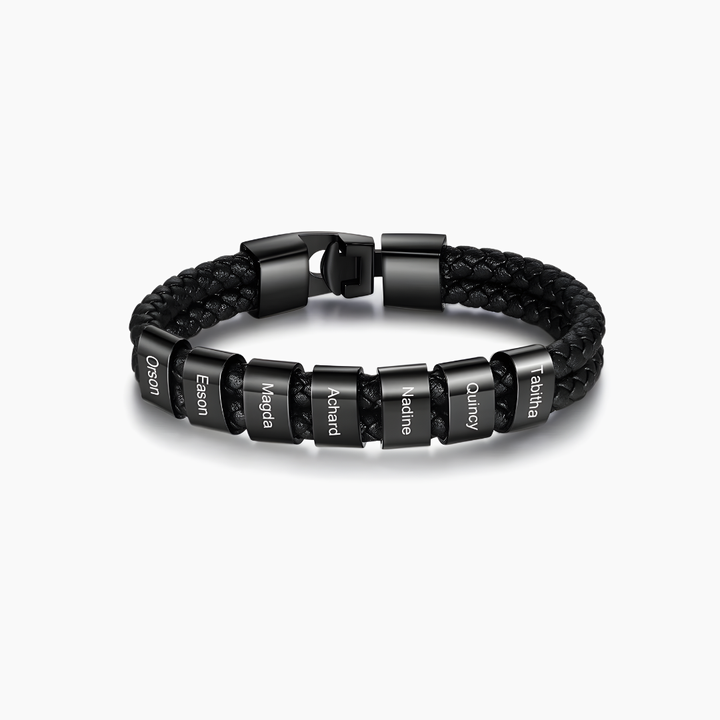 Bracelet Papa Extraordinaire – Personnalisable avec prénoms