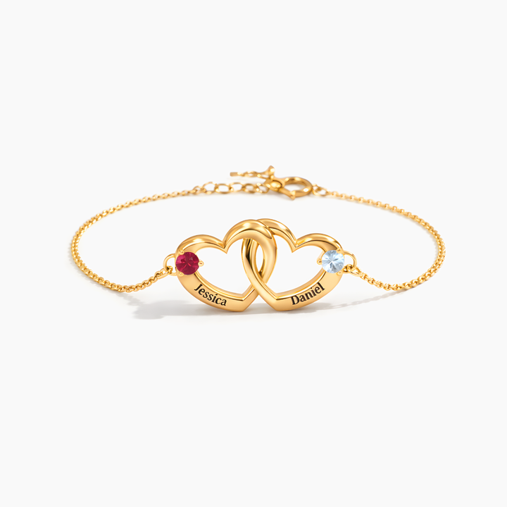 Bracelet Cœurs Entrelacés