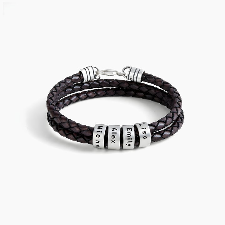 Bracelet Merci, Papa – Personnalisable avec prénoms