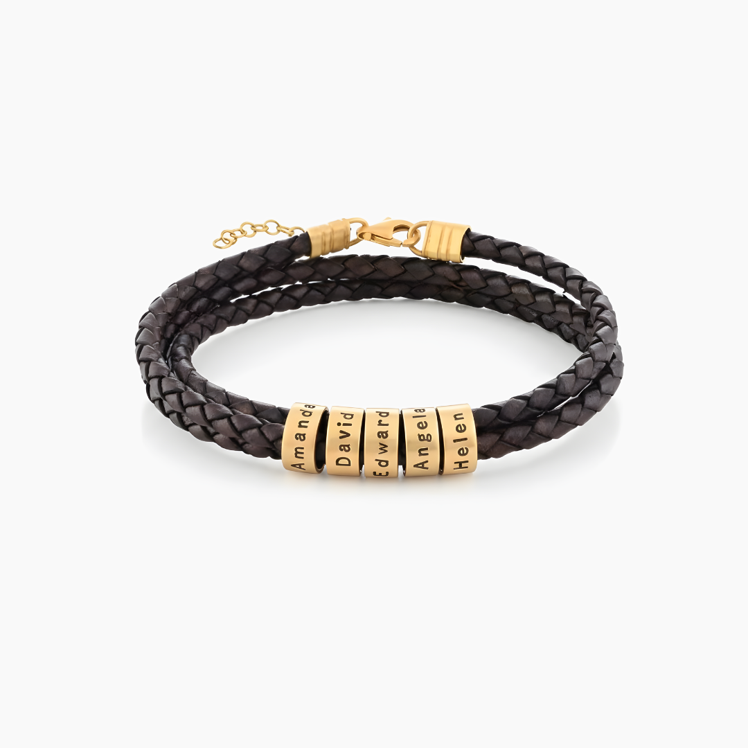 Bracelet Merci, Papa – Personnalisable avec prénoms