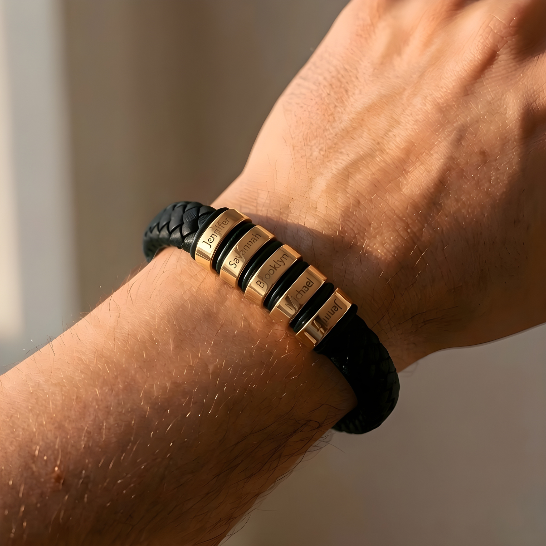 Bracelet Papa, Ma Fierté – Personnalisable