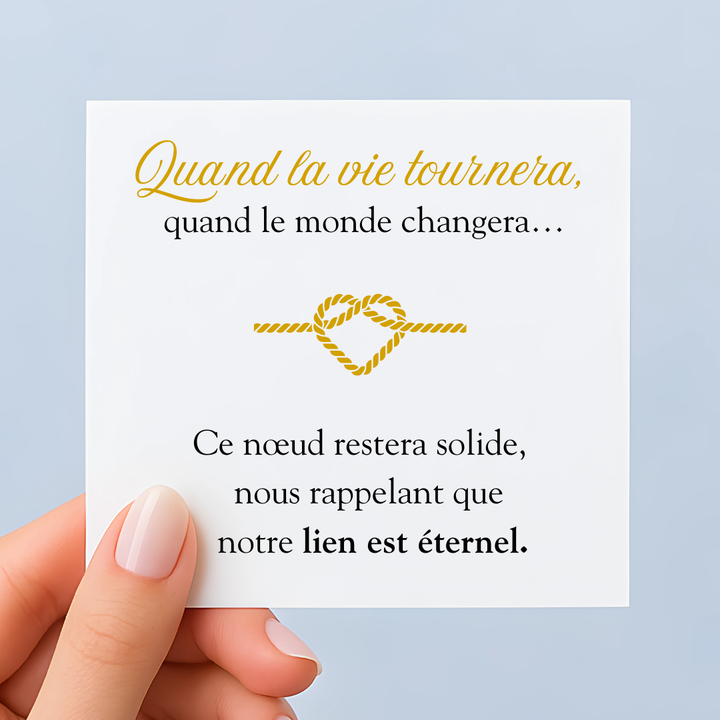 Bracelet Lien Éternel – Personnalisable