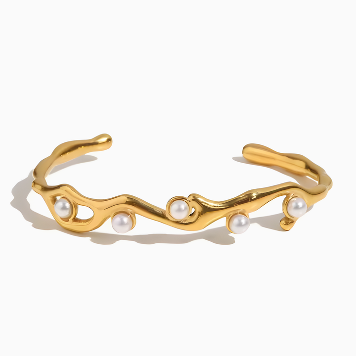 Bracelet Golden Pearl