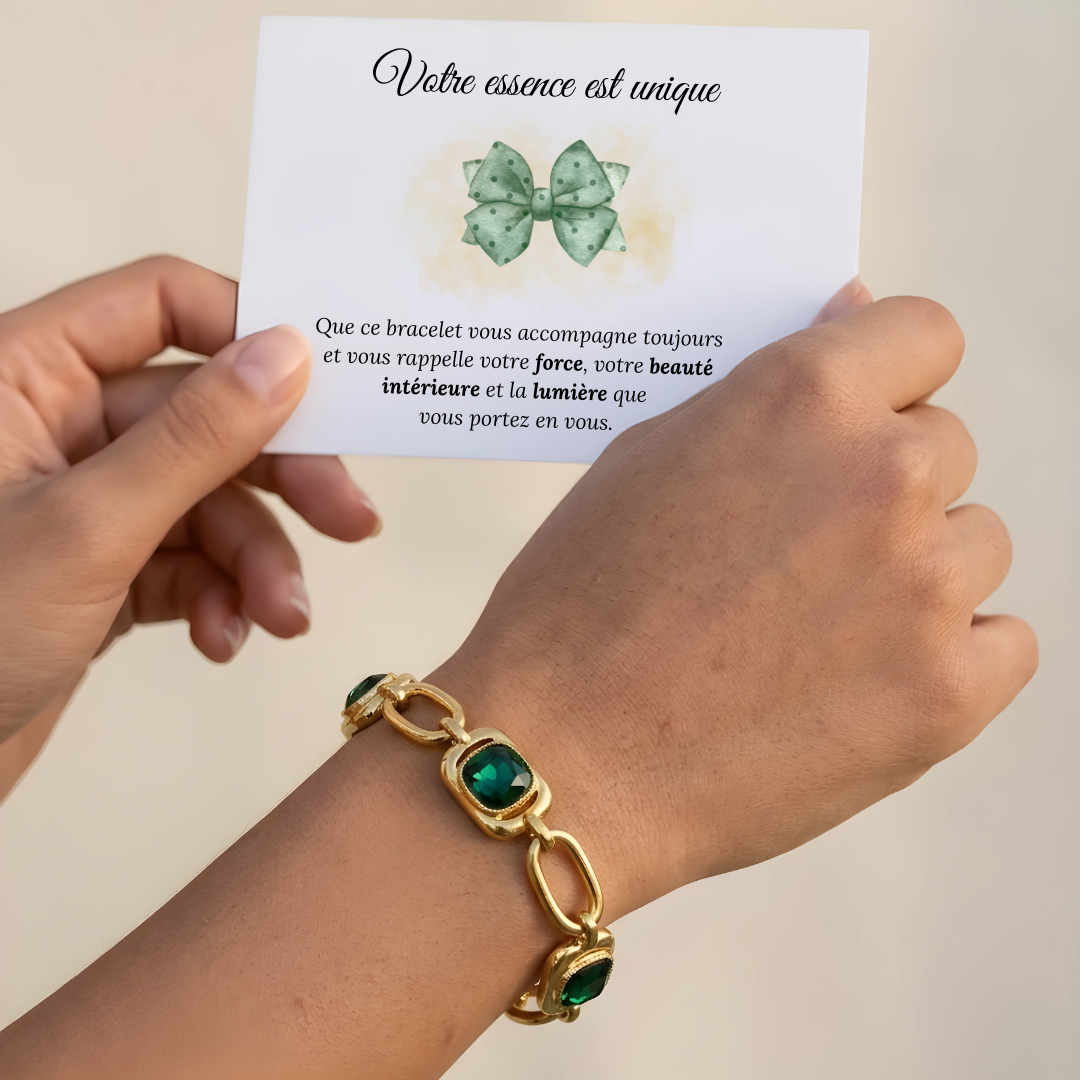 Bracelet Essence Émeraude