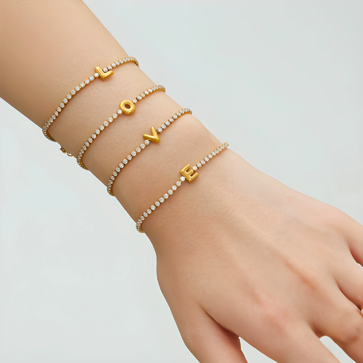 Bracelet Tennis Initiale