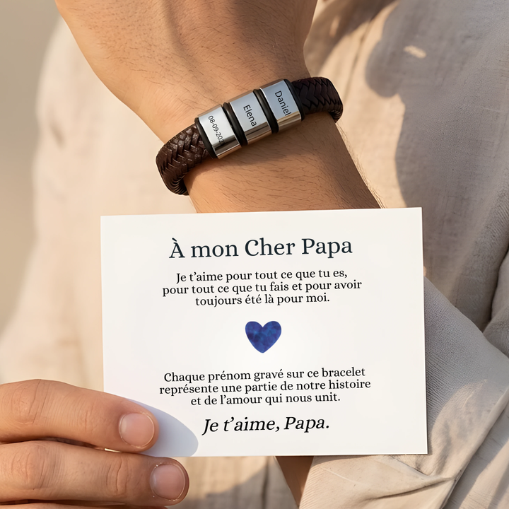 Bracelet Je T’aime, Papa