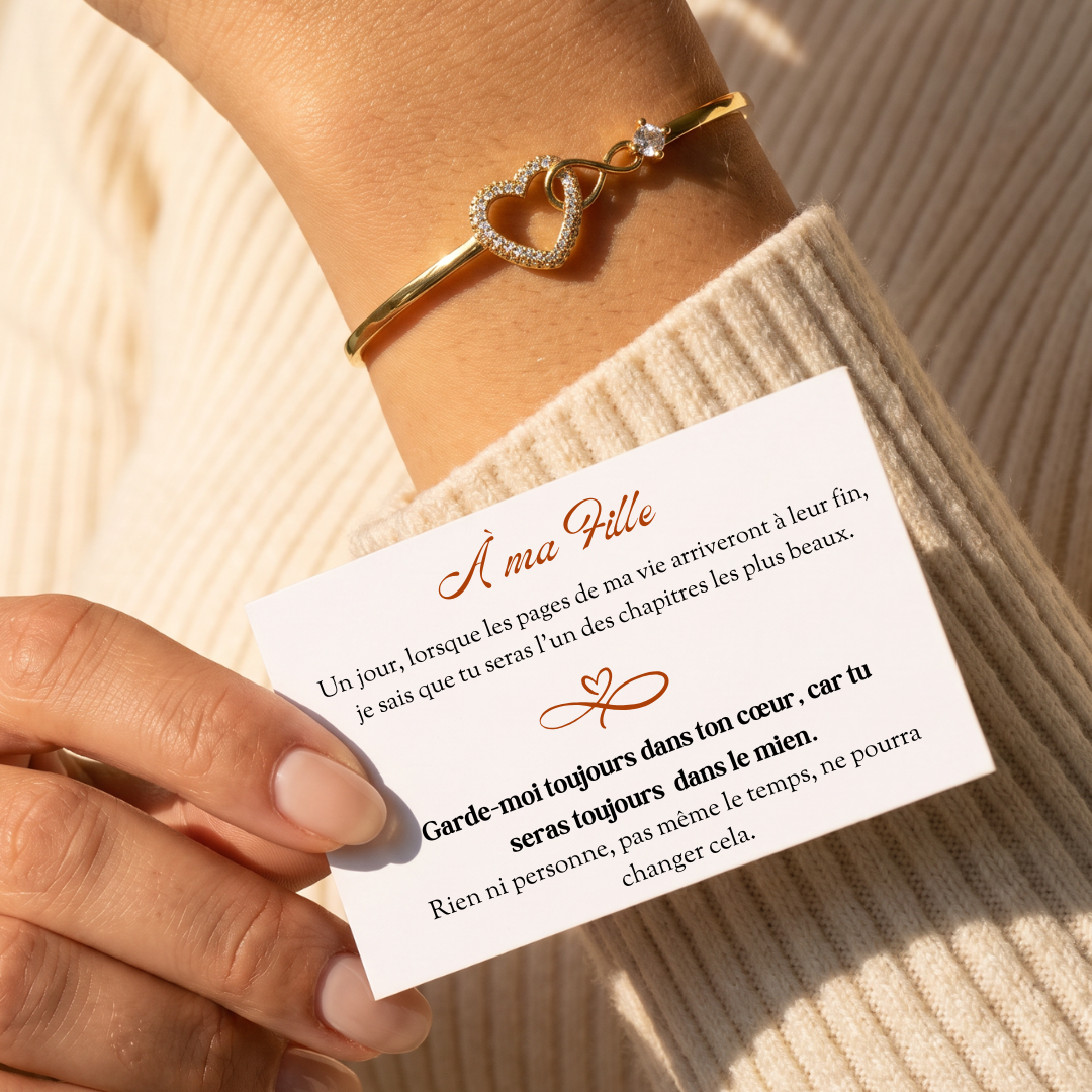 Bracelet Cœur Infinity