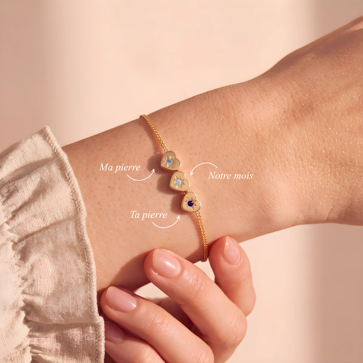 Bracelet Les Cœurs qui nous unissent