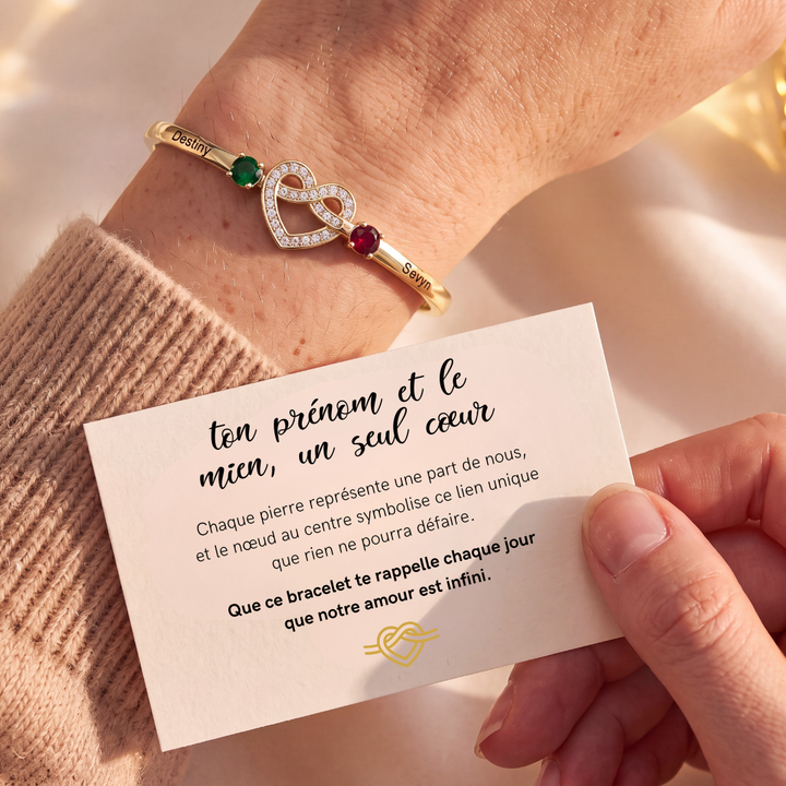 Bracelet Cœur Éternel – Personnalisé