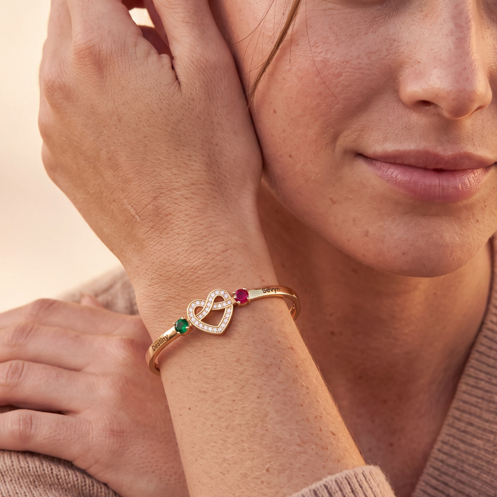 Bracelet Cœur Éternel – Personnalisé