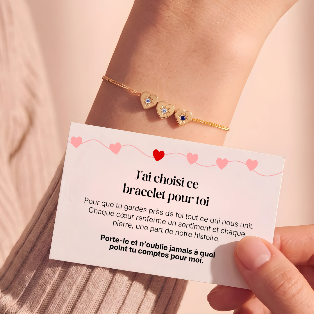 Bracelet Les Cœurs qui nous unissent