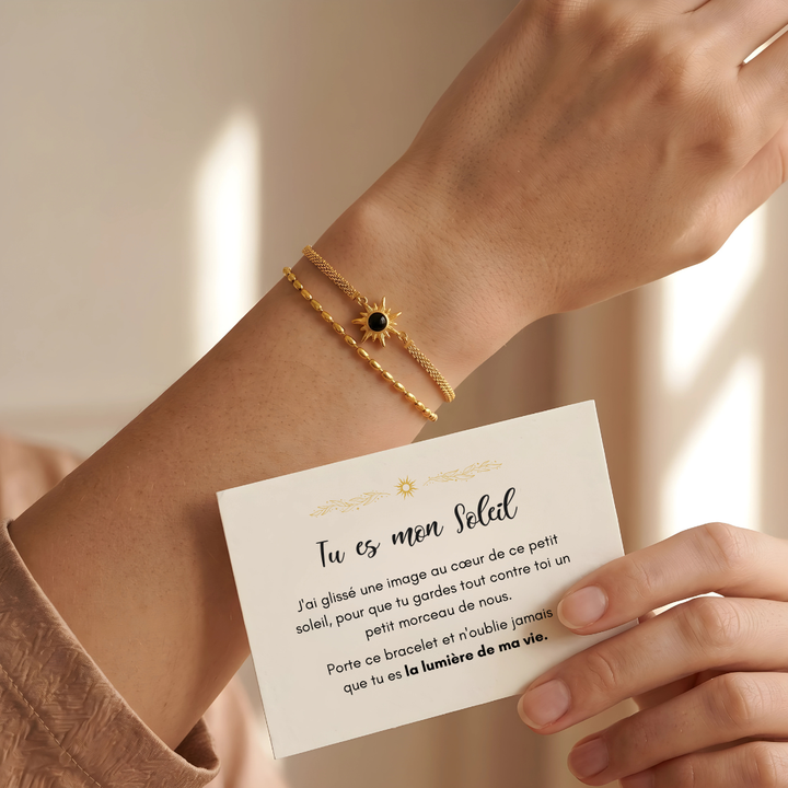 Bracelet Tu es mon soleil