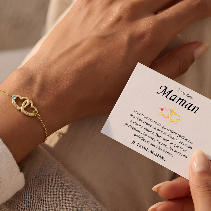Bracelet Cœurs Entrelacés