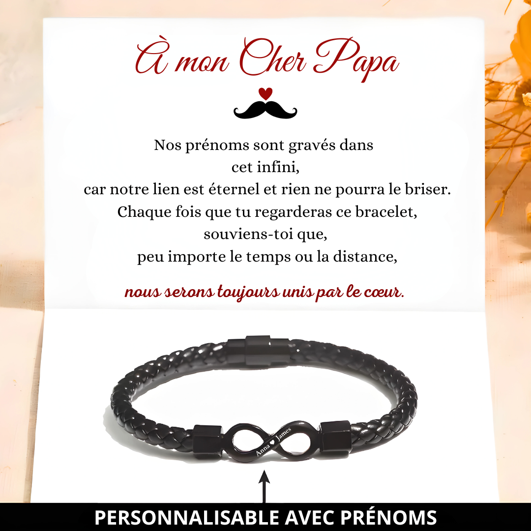 Bracelet Infini – Pour mon Papa