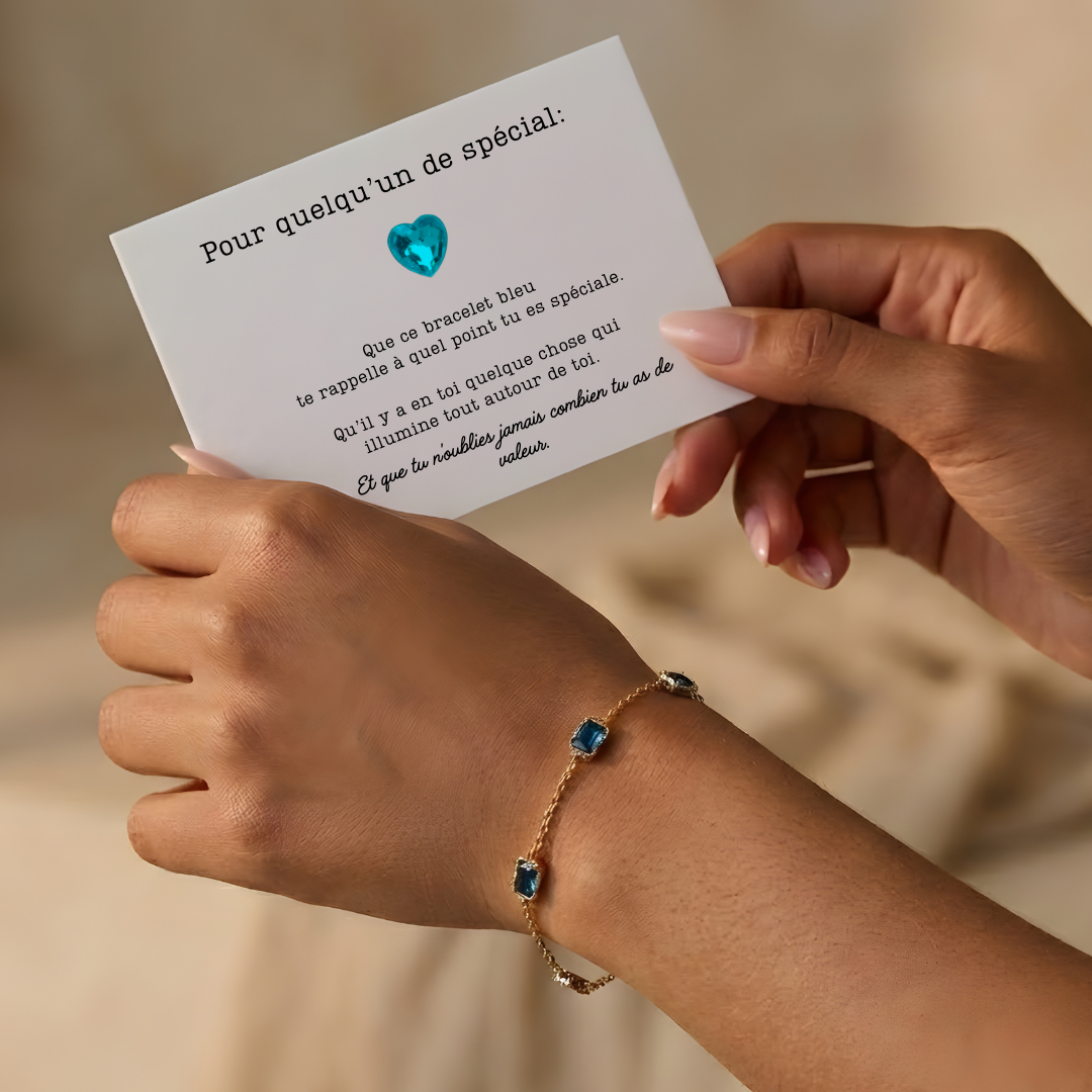 Bracelet Saphir Bleu