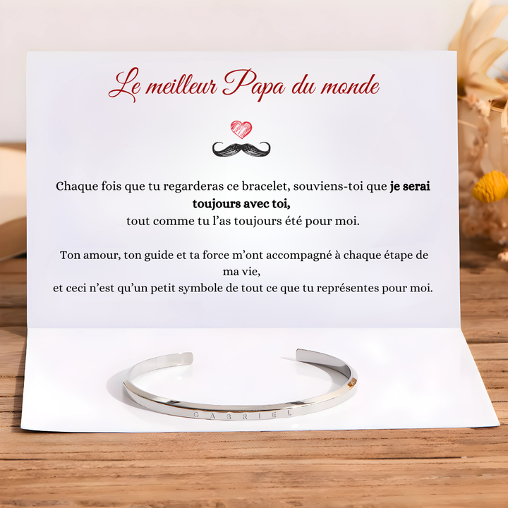 Bracelet Gravé dans mon Cœur