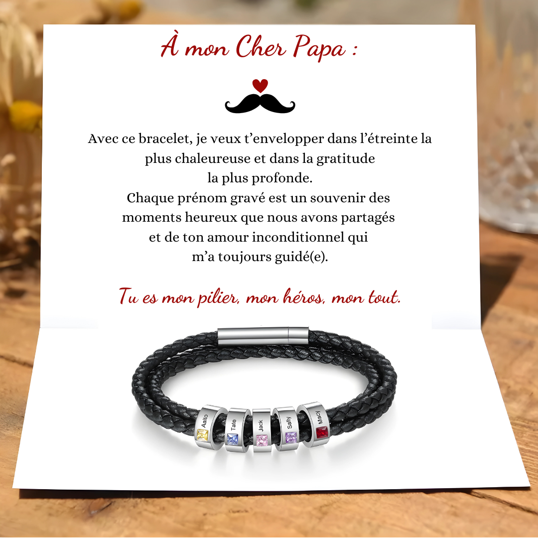 Bracelet Pierres de Vie – À mon Papa